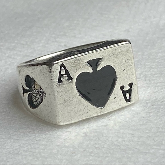 SilverPlated Statement Ring! 7 1/2 - Picture 2 of 9